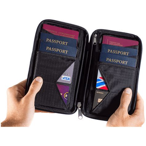 dual passport holder rfid protection|best rfid passport travel wallet.